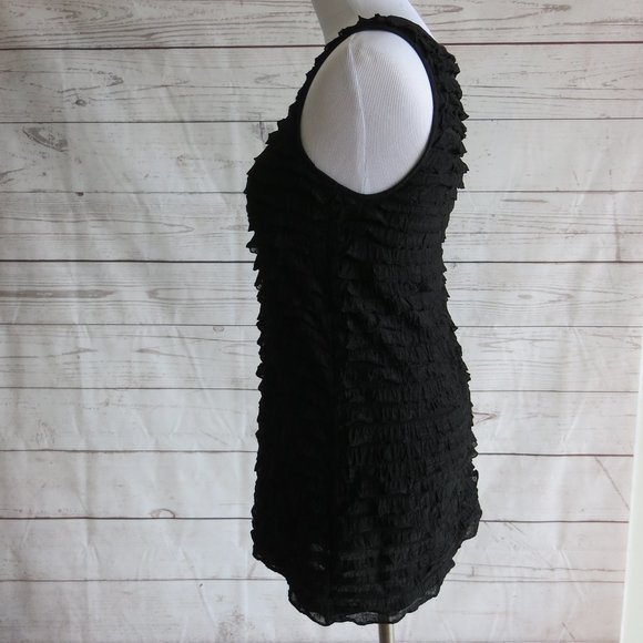 Free People Ruffle Tiered Sleeveless Top Blouse - Size tag missing - Picture 3 of 6